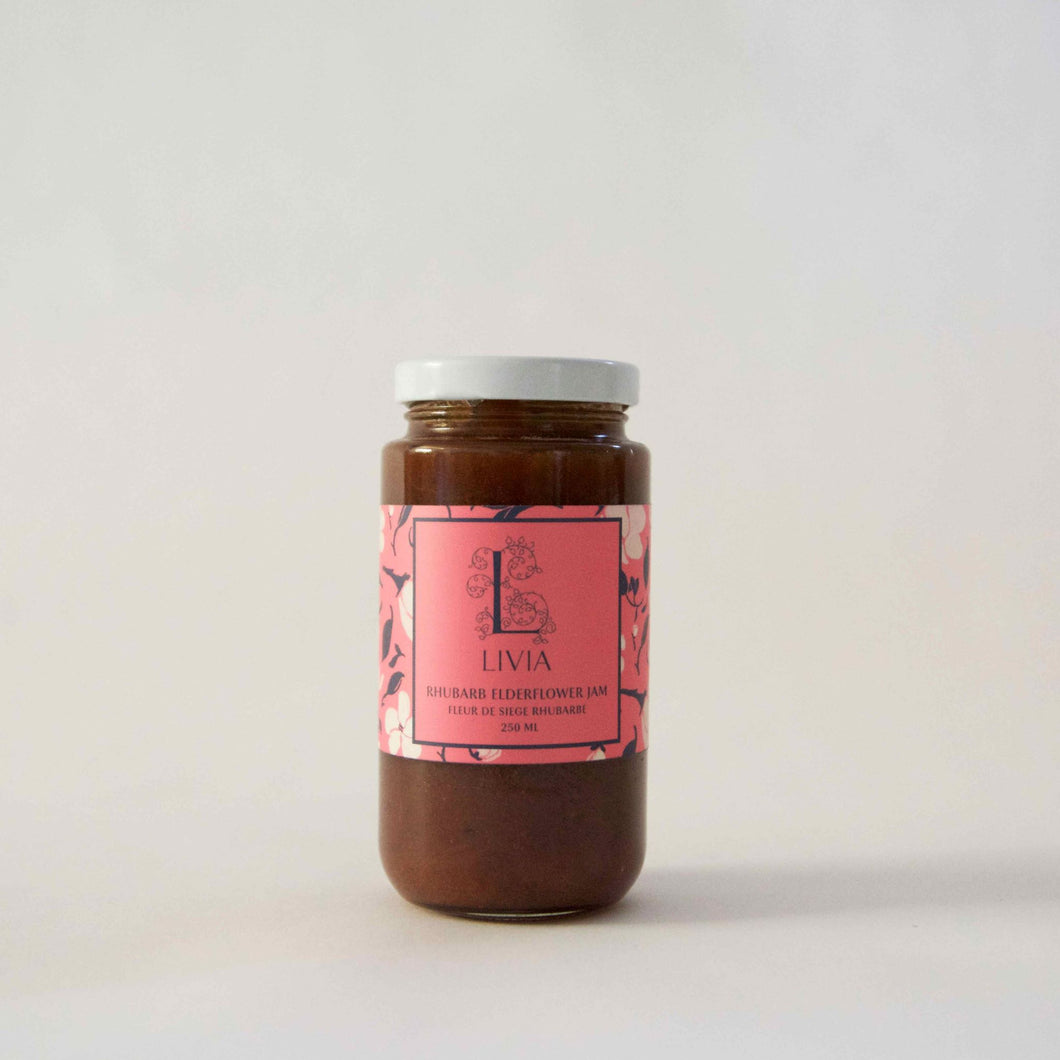 Elderflower and Organic Rhubarb Jam